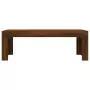 Tavolino Salotto Rovere Marrone 102x50x36 cm Legno Multistrato