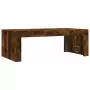 Tavolino da Salotto Rovere Fumo 102x50x36 cm Legno Multistrato