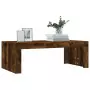 Tavolino da Salotto Rovere Fumo 102x50x36 cm Legno Multistrato