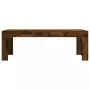 Tavolino da Salotto Rovere Fumo 102x50x36 cm Legno Multistrato