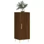 Credenza Rovere Marrone 34,5x34x90 cm in Legno Multistrato