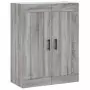 Mobile a Parete Grigio Sonoma 69,5x34x90 cm Legno Multistrato