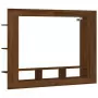 Mobile Porta TV Rovere Marrone 152x22x113 cm Legno Multistrato