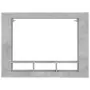 Mobile Porta TV Grigio Cemento 152x22x113 cm Legno Multistrato