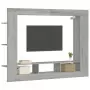 Mobile Porta TV Grigio Sonoma 152x22x113cm in Legno Multistrato