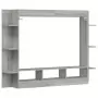 Mobile Porta TV Grigio Sonoma 152x22x113cm in Legno Multistrato