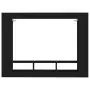 Mobile Porta TV Nero 152x22x113 cm in Legno Multistrato