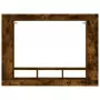 Mobile Porta TV Rovere Fumo 152x22x113 cm in Legno Multistrato