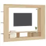 Mobile Porta TV Rovere Sonoma 152x22x113cm in Legno Multistrato