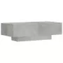 Tavolino Salotto Grigio Cemento 100x49,5x31cm Legno Multistrato