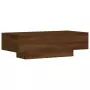 Tavolino Salotto Rovere Marrone 100x49,5x31cm Legno Multistrato