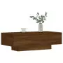 Tavolino Salotto Rovere Marrone 100x49,5x31cm Legno Multistrato