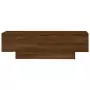 Tavolino Salotto Rovere Marrone 100x49,5x31cm Legno Multistrato