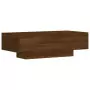 Tavolino Salotto Rovere Marrone 100x49,5x31cm Legno Multistrato