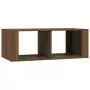 Tavolino da Salotto Rovere Marrone100x50x36cm Legno Multistrato