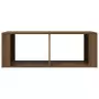 Tavolino da Salotto Rovere Marrone100x50x36cm Legno Multistrato