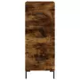 Credenza Rovere Fumo 34,5x34x180 cm in Legno Multistrato