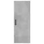 Credenza Grigio Cemento 34,5x34x180 cm in Legno Multistrato