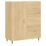 Credenza Rovere Sonoma 69,5x34x180 cm in Legno Multistrato