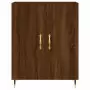 Credenza Rovere Marrone 69,5x34x180 cm in Legno Multistrato