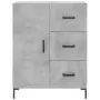 Credenza Grigio Cemento 69,5x34x180 cm in Legno Multistrato