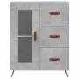 Credenza Grigio Cemento 69,5x34x90 cm in Legno Multistrato