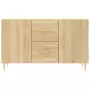 Credenza Rovere Sonoma 100x36x60 cm in Legno Multistrato