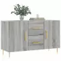 Credenza Grigio Sonoma 100x36x60 cm in Legno Multistrato