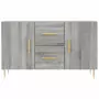 Credenza Grigio Sonoma 100x36x60 cm in Legno Multistrato