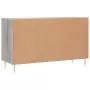 Credenza Grigio Sonoma 100x36x60 cm in Legno Multistrato