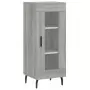 Credenza Grigio Sonoma 34,5x34x90 cm in Legno Multistrato