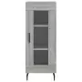 Credenza Grigio Sonoma 34,5x34x90 cm in Legno Multistrato