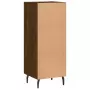 Credenza Rovere Marrone 34,5x34x90 cm in Legno Multistrato