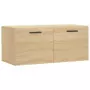 Mobile a Parete Rovere Sonoma 80x36,5x35 cm Legno Multistrato