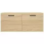 Mobile a Parete Rovere Sonoma 80x36,5x35 cm Legno Multistrato