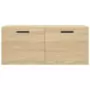 Mobile a Parete Rovere Sonoma 80x36,5x35 cm Legno Multistrato