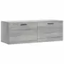 Mobile a Parete Grigio Sonoma 100x36,5x35 cm Legno Multistrato