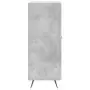 Credenza Grigio Cemento 69,5x34x90 cm in Legno Multistrato