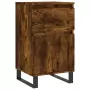 Credenza Rovere Fumo 40x35x70 cm in Legno Multistrato