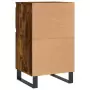 Credenza Rovere Fumo 40x35x70 cm in Legno Multistrato