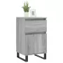 Credenza Grigio Sonoma 40x35x70 cm in Legno Multistrato