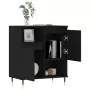 Credenza Nero 60x35x70 cm in Legno Multistrato