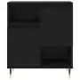 Credenza Nero 60x35x70 cm in Legno Multistrato