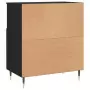 Credenza Nero 60x35x70 cm in Legno Multistrato