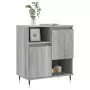 Credenza Grigio Sonoma 60x35x70 cm in Legno Multistrato