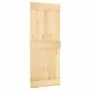 Porta Scorrevole con Set Hardware 85x210 cm Legno Massello Pino