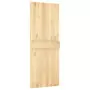 Porta Scorrevole con Set Hardware 80x210 cm Legno Massello Pino