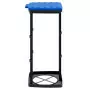 Porta Sacchi Spazzatura 2 pz Nero e Blu 60 L in PP