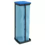 Porta Sacchi Spazzatura 2 pz Nero e Blu 120 L in PP