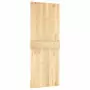 Porta Scorrevole con Set Hardware 80x210 cm Legno Massello Pino